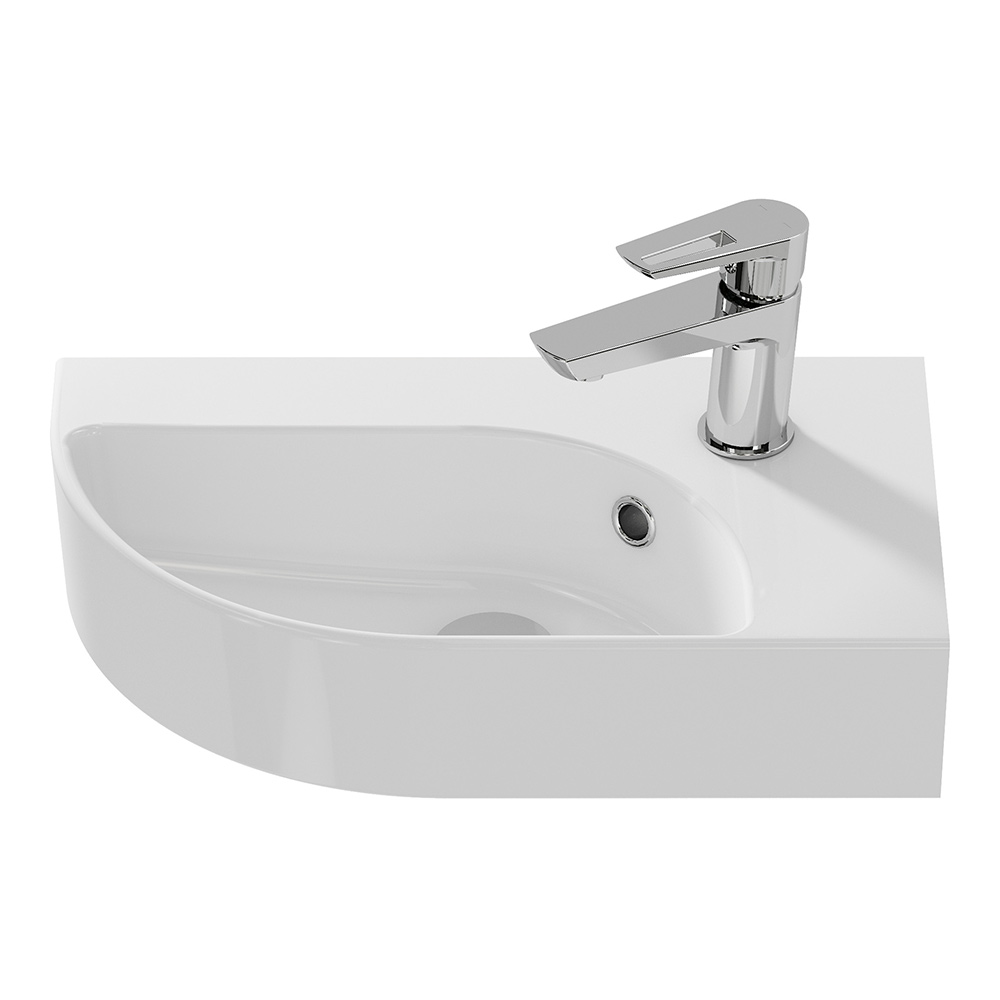 original-18880.jpg Раковина Cersanit Cameo 45 см угловая правая белая (S-UM-CAM45/1-w) — изображение 1