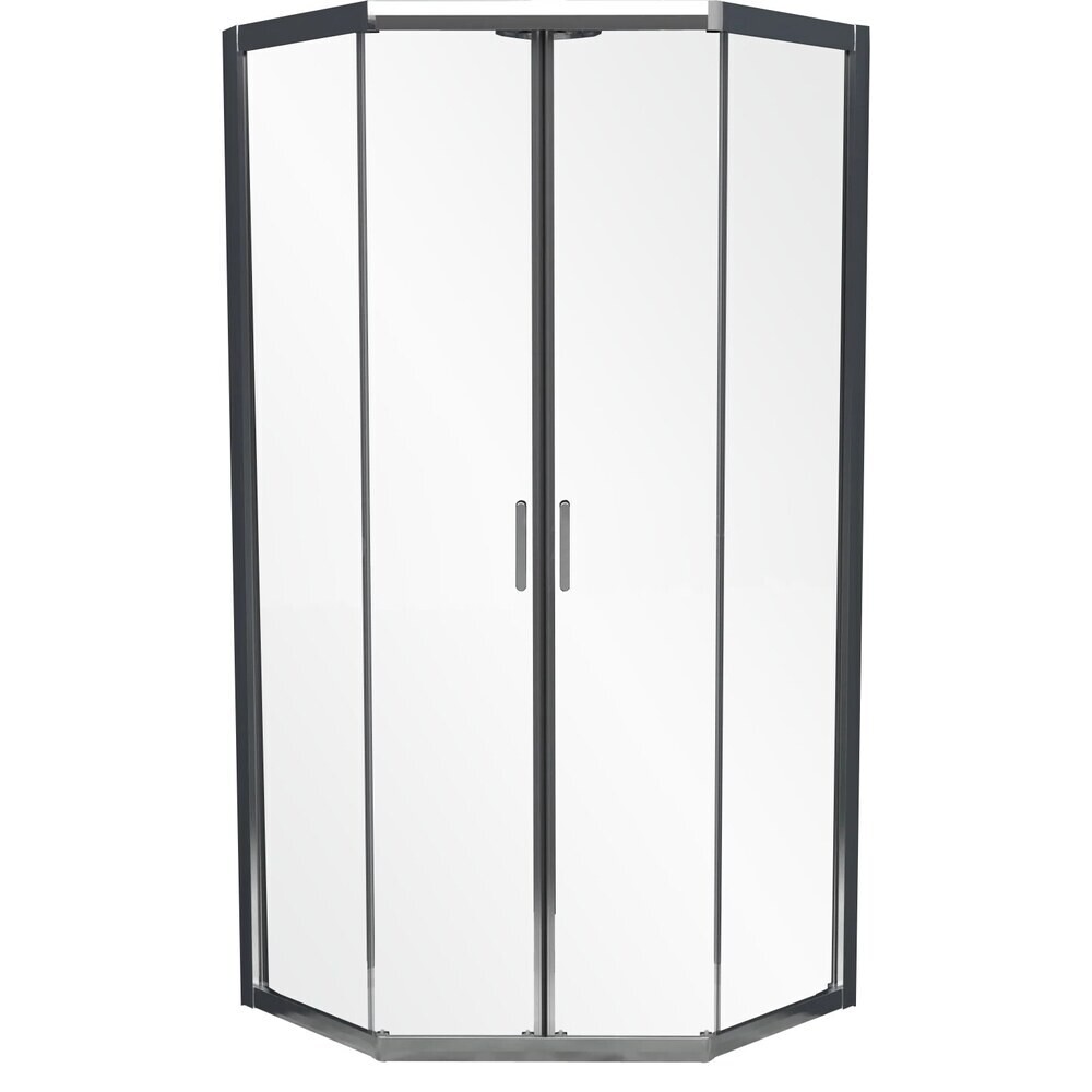 original-18899.jpg Душевой уголок BelBagno Uno хром 100х100х195 см пятиугольник стекло прозрачное 5 мм (UNO-195-P-2-100-C-Cr) — изображение 1