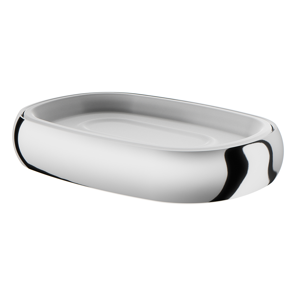 original-19004.jpg Мыльница для ванной AM.PM Sensation настольная металл/стекло хром (A3031200) — изображение 1