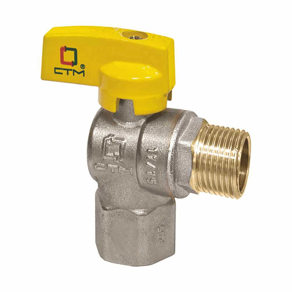 original-19010.jpg Кран шаровой газовый СТМ 3/4 ВР(г) х 3/4 НР(ш) бабочка угловой (CGLFMB34) — изображение 1