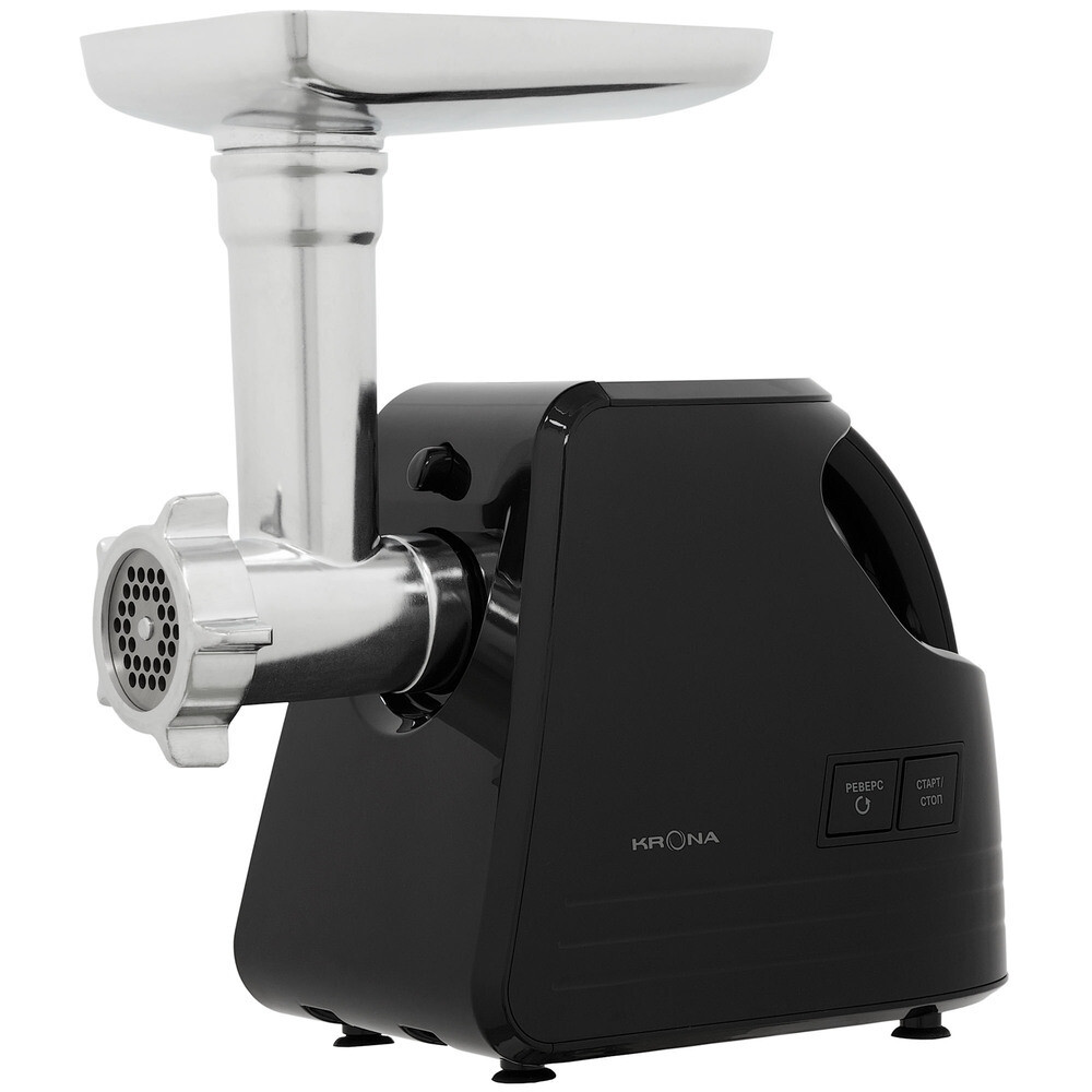original-1908.jpg Мясорубка электрическая Krona Wolf Black 1000W черная/нержавеющая сталь — изображение 1