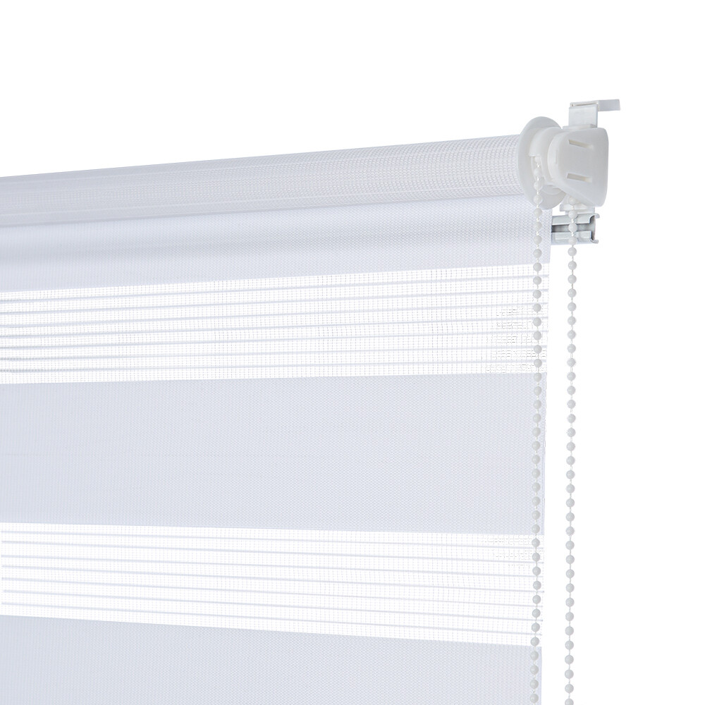 original-19116.jpg Рулонная штора день-ночь 120х160 см Decofest Бейс мини белая — изображение 1