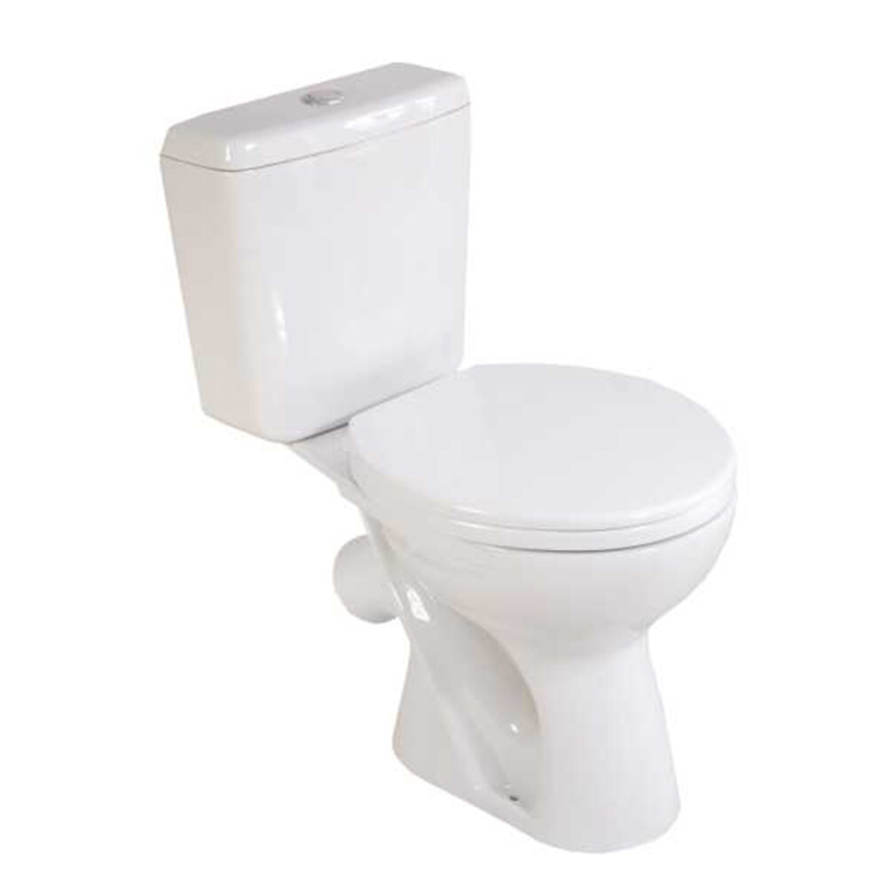 original-19126.jpg Унитаз-компакт Gesso Комфорт с косым выпуском с сиденьем полипропилен белый (9 014 883) — изображение 1