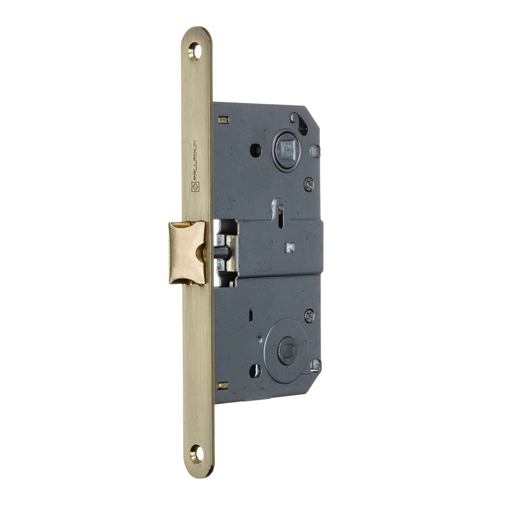 original-19176.jpg Замок врезной Palladium 390 SB для межкомнатной двери под фиксатор матовая латунь — изображение 1