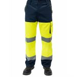 Брюки рабочие сигнальные Delta Plus 48-50 рост 172-180 см желтые