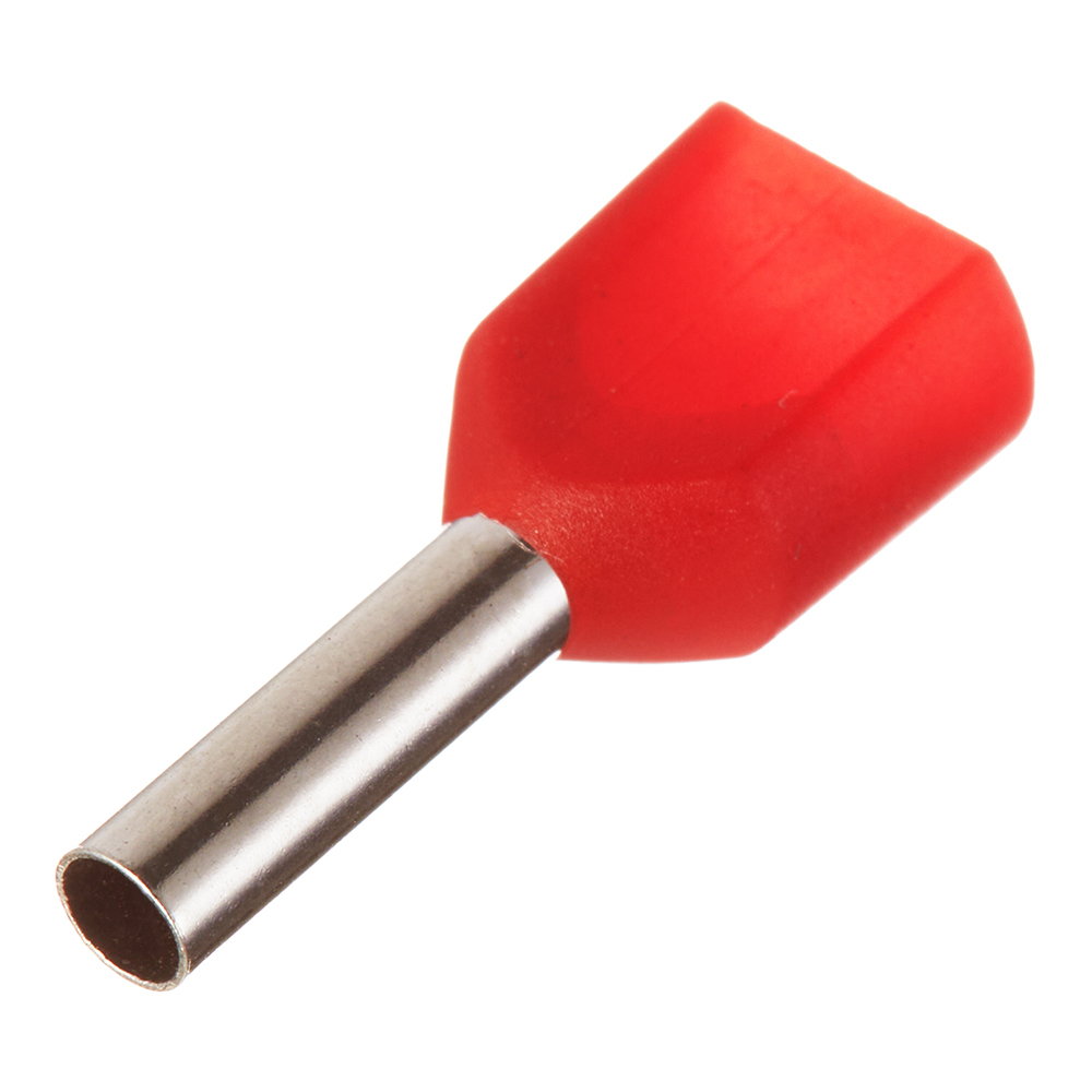 original-19339.jpg Наконечник штыревой втулочный изолированный EKF PROxima НШВИ-2 8 мм х 1 кв. мм двойной (50 шт.) — изображение 1