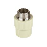 Муфта полипропиленовая Valfex 20 мм х 1/2 НР(ш) серая (10130020Г)