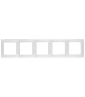 Рамка Simon 15 пятиместная белая (1500650-030)