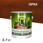 Антисептик Акватекс 2 в 1 биозащитный для дерева орех 2,7 л