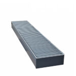 Конвектор внутрипольный КЗТО Бриз с 1 теплообменником 1200х260х80 мм правое подключение