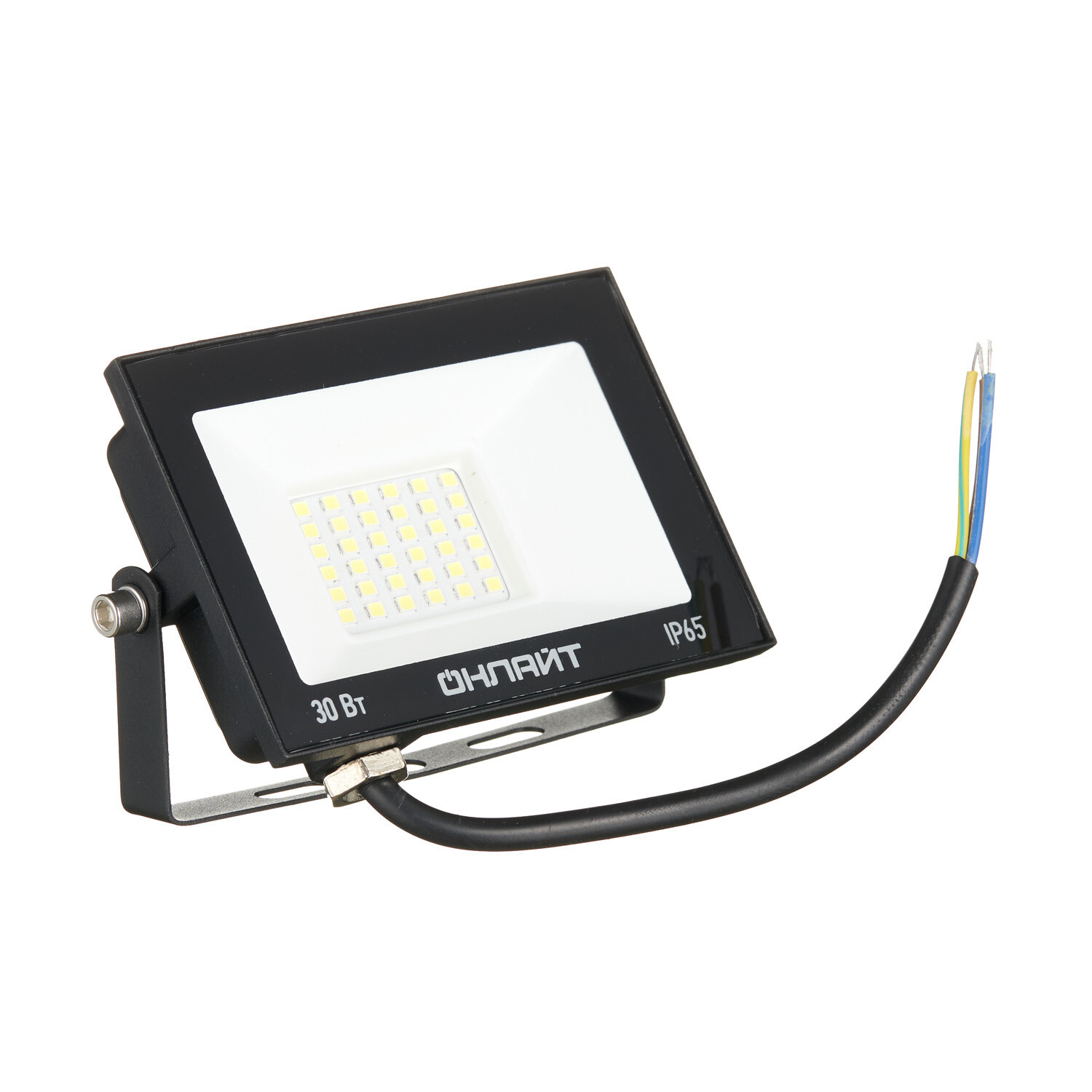 original-19569.jpg Прожектор светодиодный Онлайт OFL 6000К 30 Вт IP65 черный — изображение 1