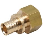 Соединитель прямой Tiemme 16 мм х 1/2 ВР(г) латунь (1710185)