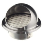 Выход вентиляционный стенной стальной Era d100 мм