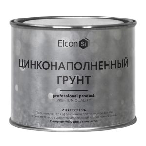 Грунт-эмаль цинконаполненная Elcon Zintech 96 серая матовая 1 кг