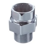 Американка прямая 3/4 ВР(г) х 3/4 НР(ш) хром латунная