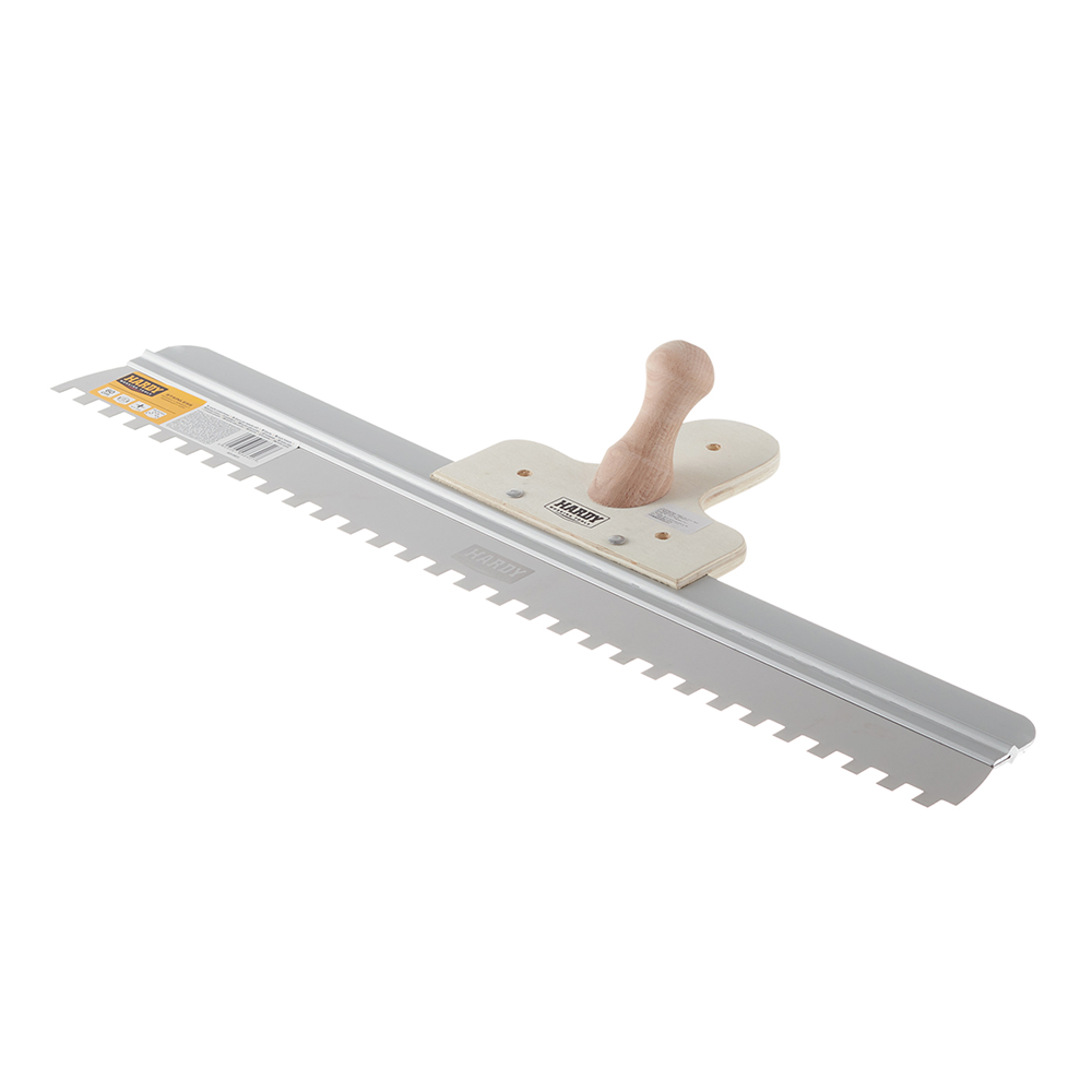 original-19716.jpg Шпатель универсальный зубчатый Hardy 600х10 мм с деревянной ручкой (0820-696010) — изображение 1