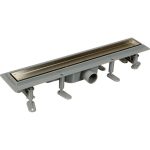 Лоток душевой Terma Light Стайл с комбинированным затвором 500х60 мм d40/50 мм решетка из нержавеющей стали (34124)