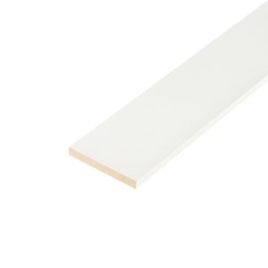 Наличник Палитра/Сафари/Норд 70х8х2140 мм финишпленка белый прямой (1 шт.)