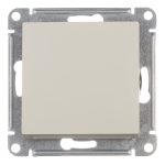 Переключатель Systeme Electric AtlasDesign одноклавишный встраиваемый бежевый (ATN000271)
