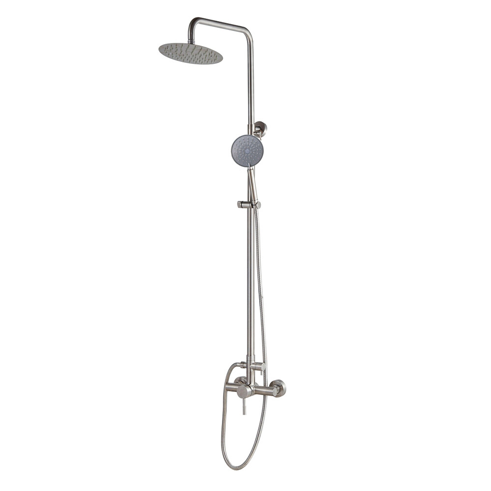 original-20090.jpg Душевая система РМС с верхним душем с лейкой со смесителем сталь (SUS124-003DK-2) — изображение 1