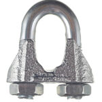 Зажим троса u-образный d8 мм DIN 741 (2 шт.)