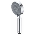 Лейка для душа WasserKraft d100 мм 5 режимов без шланга пластик хром (A036)