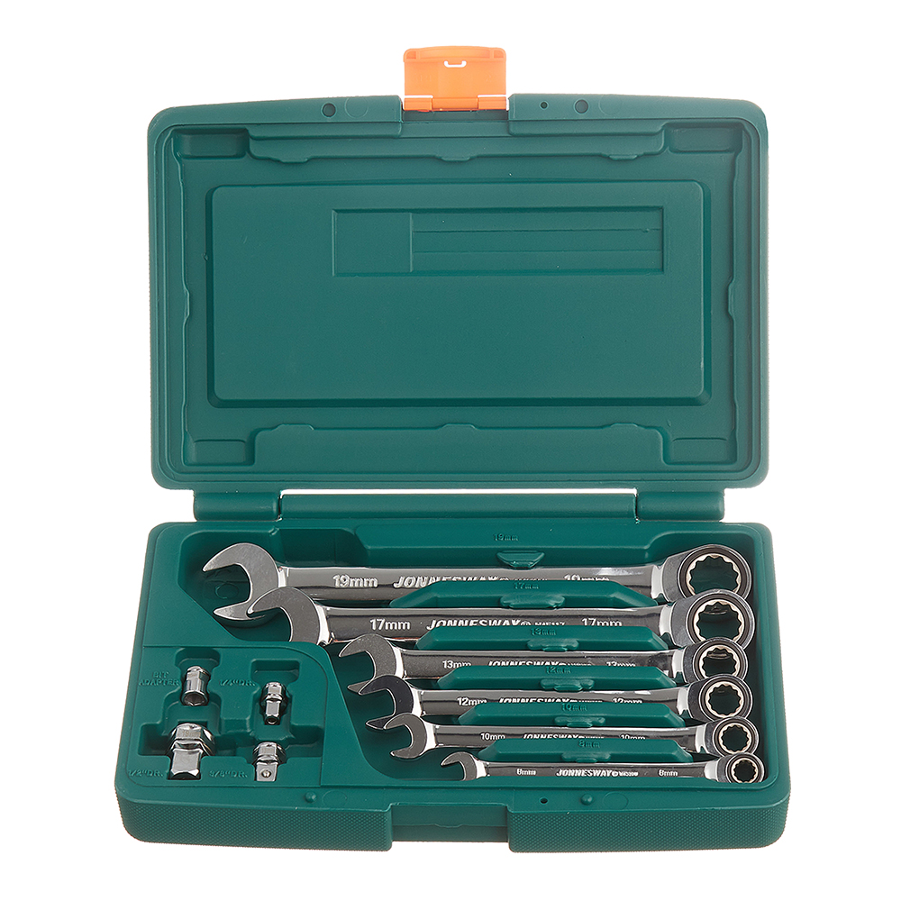 original-20284.jpg Набор гаечных ключей с трещоткой Jonnesway (W45110S) (10 шт.) — изображение 1