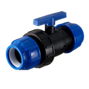 Кран шаровой ПНД Valfex компрессионный 63х63 мм