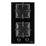 Варочная панель газовая Krona Calore 30 2 конфорки черная