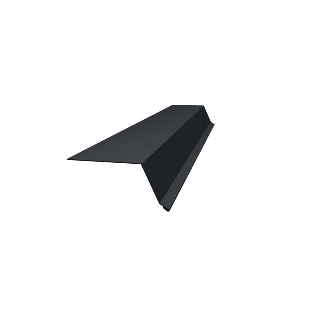 original-20541.jpg Планка капельник для металлочерепицы 100х55 мм 2 м серая RAL 7024 — изображение 1