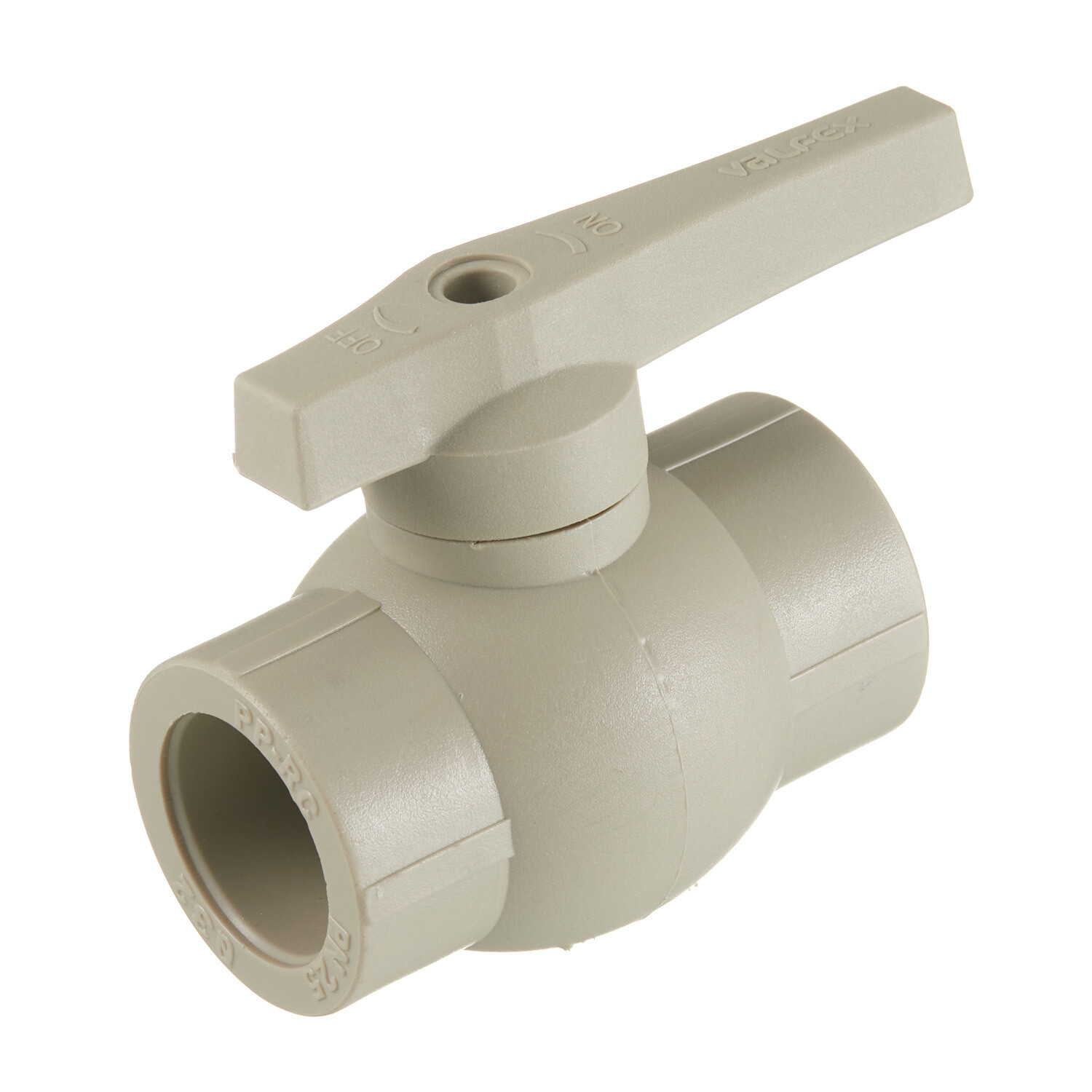 original-20605.jpg Кран шаровой полипропиленовый Valfex 32 мм серый (10144032Г) — изображение 1