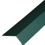 Планка карнизная для гибкой черепицы Grand Line 100х60-65 мм 2 м зеленая RAL 6005