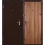 Дверь входная Промет Спец Про левая медный антик - итальянский орех 960х2060 мм