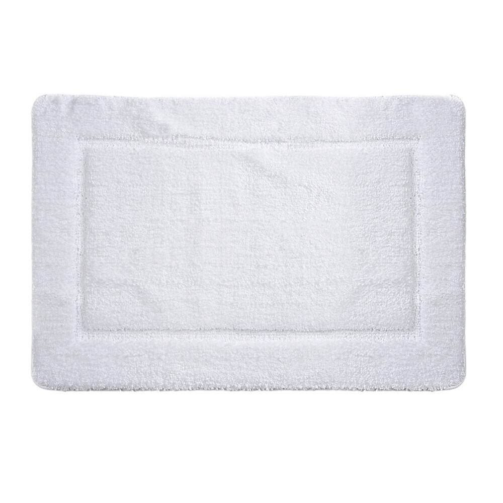 original-20681.jpg Коврик для ванной белый 90х60 см WasserKraft Lopau (BM-6018) — изображение 1