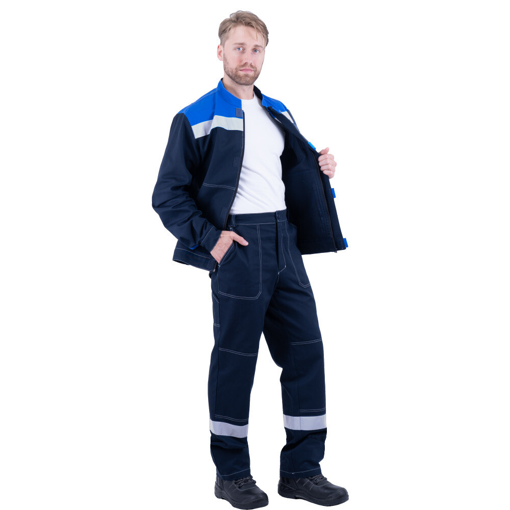 original-20711.jpg Костюм мужской рабочий ГК Спецобъединение Рационализатор 52-54 рост 182-188 см синий — изображение 1