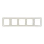 Рамка Legrand Inspiria пятиместная слоновая кость (673971)