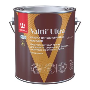 Краска фасадная по дереву Tikkurila/Tikkivala Valtti Ultra водно-дисперсионная база C бесцветная 2,7 л