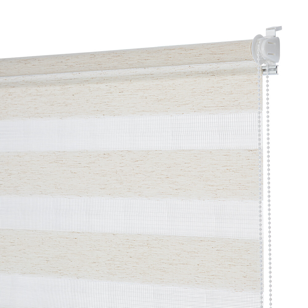 original-2107.jpg Рулонная штора день-ночь 160х180 см Decofest Бейс эко-бежевая — изображение 1