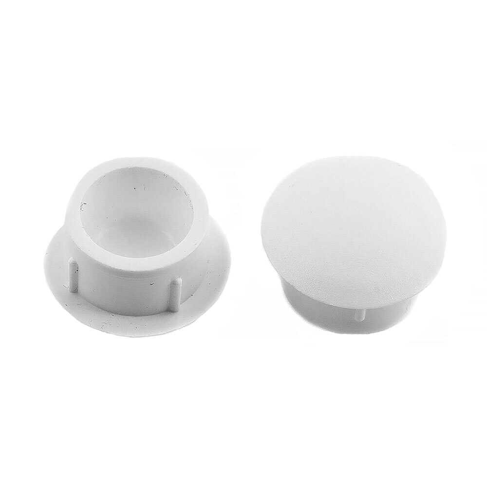 original-21159.jpg Заглушка декоративная пластиковая d12 мм белая (30 шт.) — изображение 1