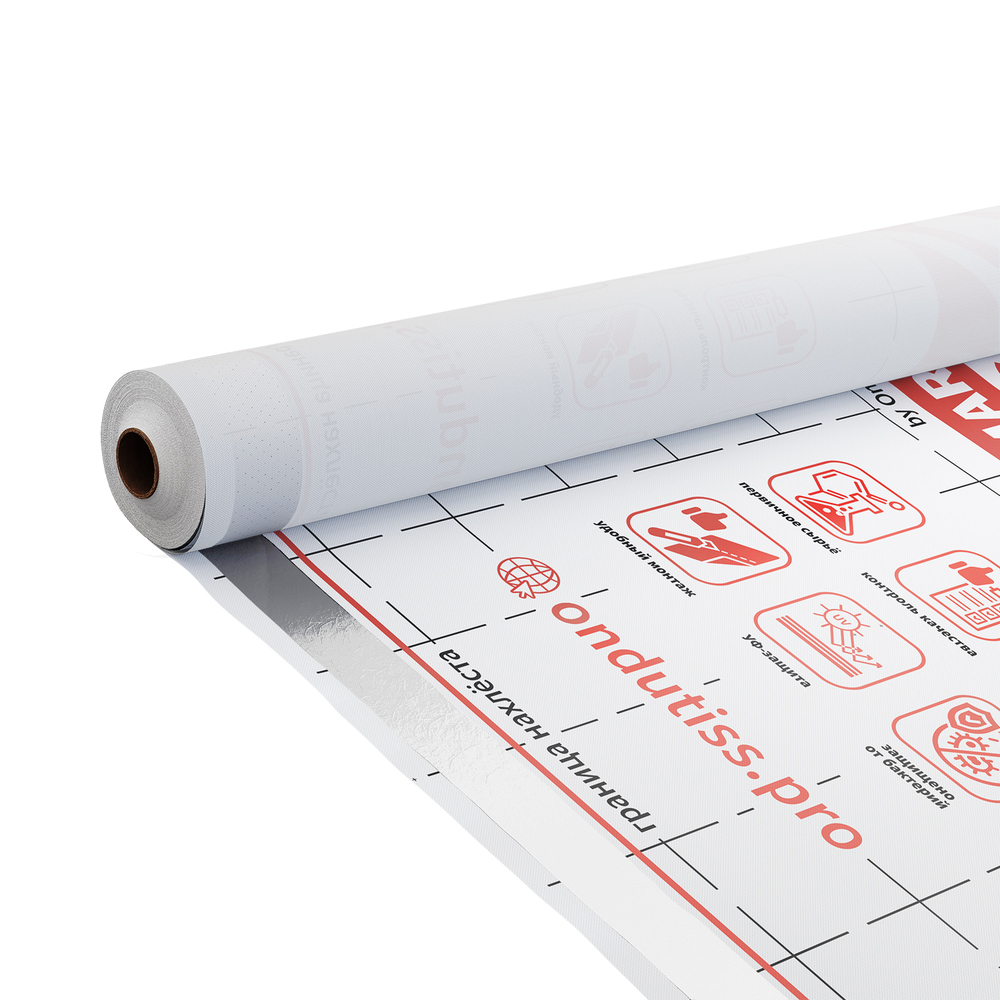 original-21164.jpg Пароизоляция Ondutiss Smart B с монтажной лентой 60 г/м2 70 кв.м — изображение 1