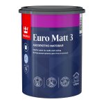 Краска интерьерная Tikkurila/Tikkivala Euro Matt 3 база С бесцветная 0,9 л