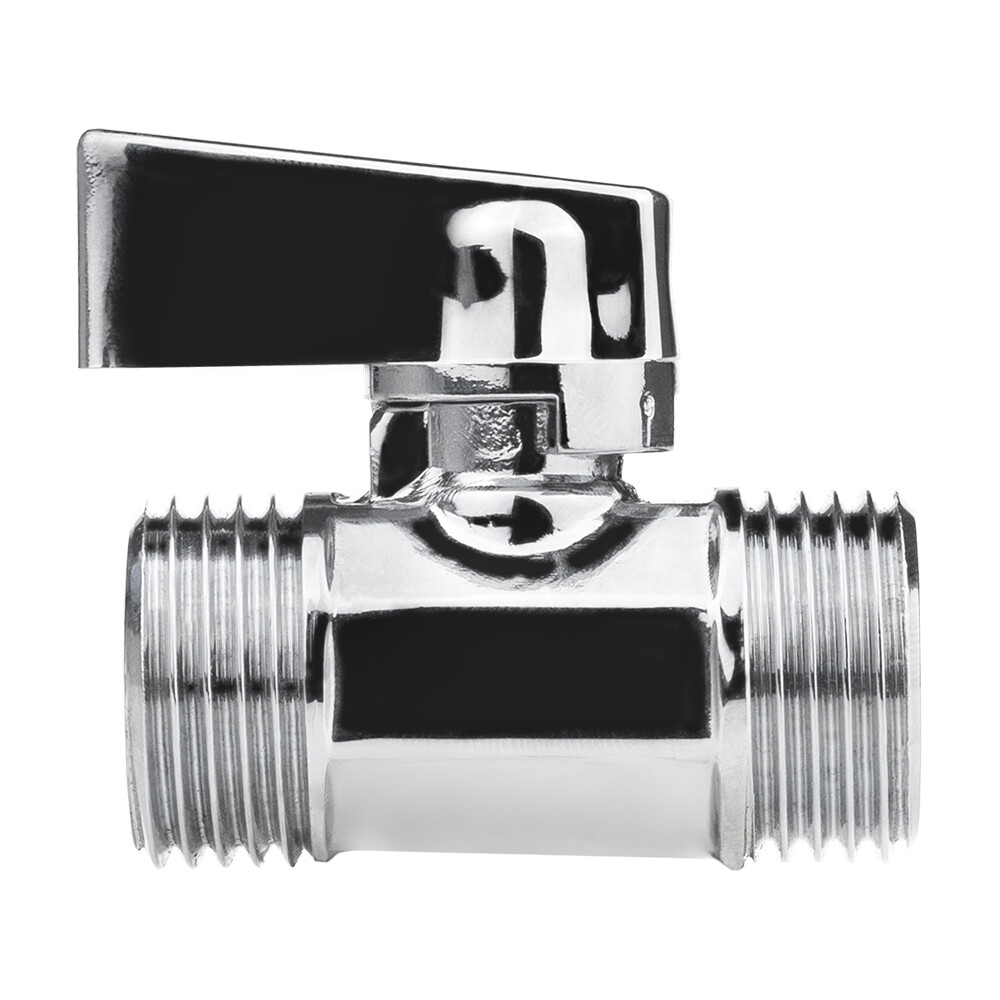 original-21311.jpg Кран шаровой латунный MPF 1/2 НР(ш) х 1/2 НР(ш) к бытовой технике хром мини проходной ГОСТ Р 59553-2021 (ИС.081215) — изображение 1