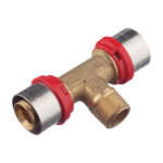 Тройник Tiemme 26(пресс) х 1/2 НР(ш) х 26(пресс)