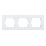 Рамка Lezard Karina трехместная белая (707-0200-148)