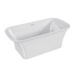 Ванна из литьевого мрамора Jacob Delafon 185х85 см со сливом клик-клак отдельностоящая без ножек (E6D364RU-00)