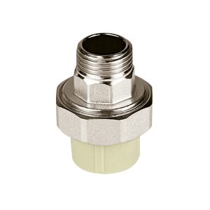 Муфта полипропиленовая Valfex разъемная (американка) 20 мм х 1/2 НР(ш) серая (10156015Г)