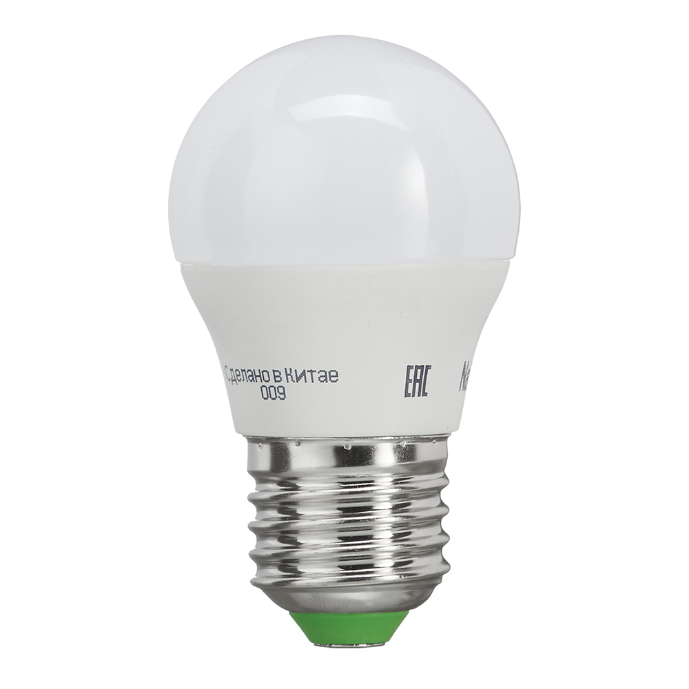 original-21614.jpg Лампа светодиодная Navigator E27 4000К 7 Вт 570 Лм 220-240 В шар матовая диммируемая — изображение 1