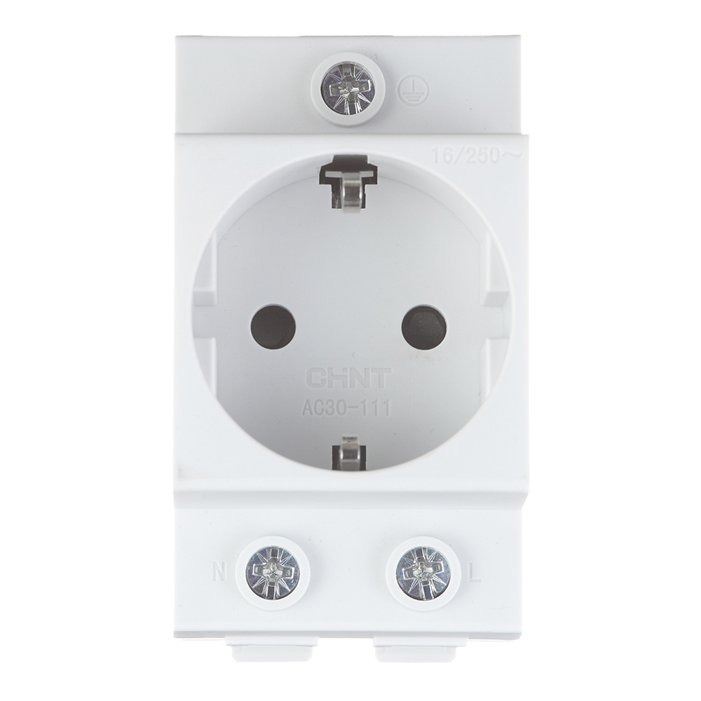 original-21672.jpg Розетка щитовая модульная Chint AC30-111 (775001) T1-T2 250 В 16 А — изображение 1