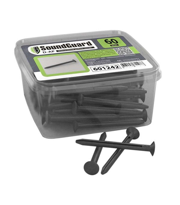 original-21787.jpg Дюбель-гвоздь акустический SoundGuard 75х6,5 мм (60 шт.) — изображение 1