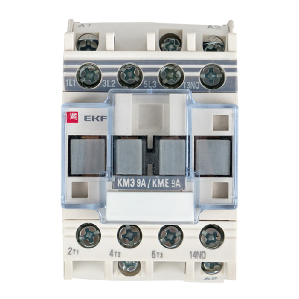 original-21918.jpg Контактор модульный EKF PROxima КМЭ (ctr-s-9-220) 230-240 В 9 А тип AC 1НО малогабаритный — изображение 1